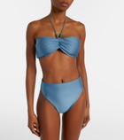 Jade Swim Zoe ruched bikini top