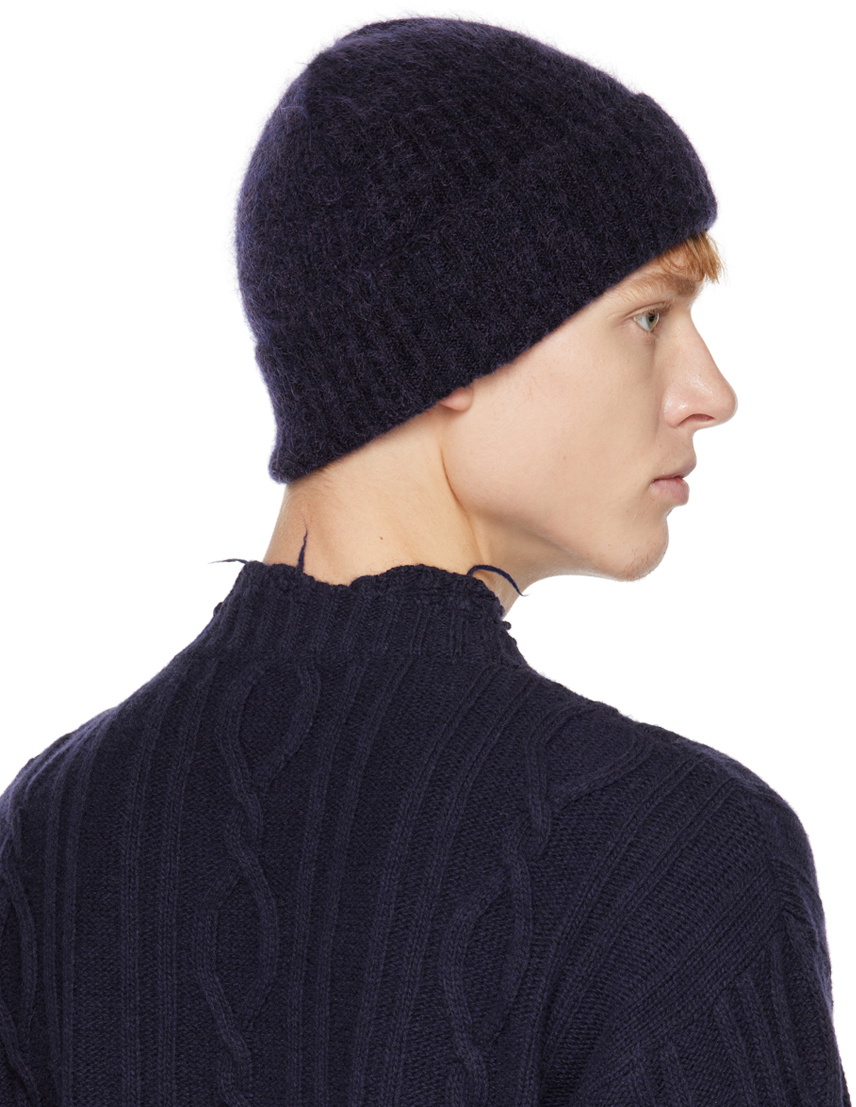 Schnayderman's Navy Mohair Beanie