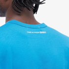 Comme des Garçons SHIRT Men's Back Logo Tee in Blue