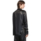 Rick Owens Black Larry Shirt Jacket