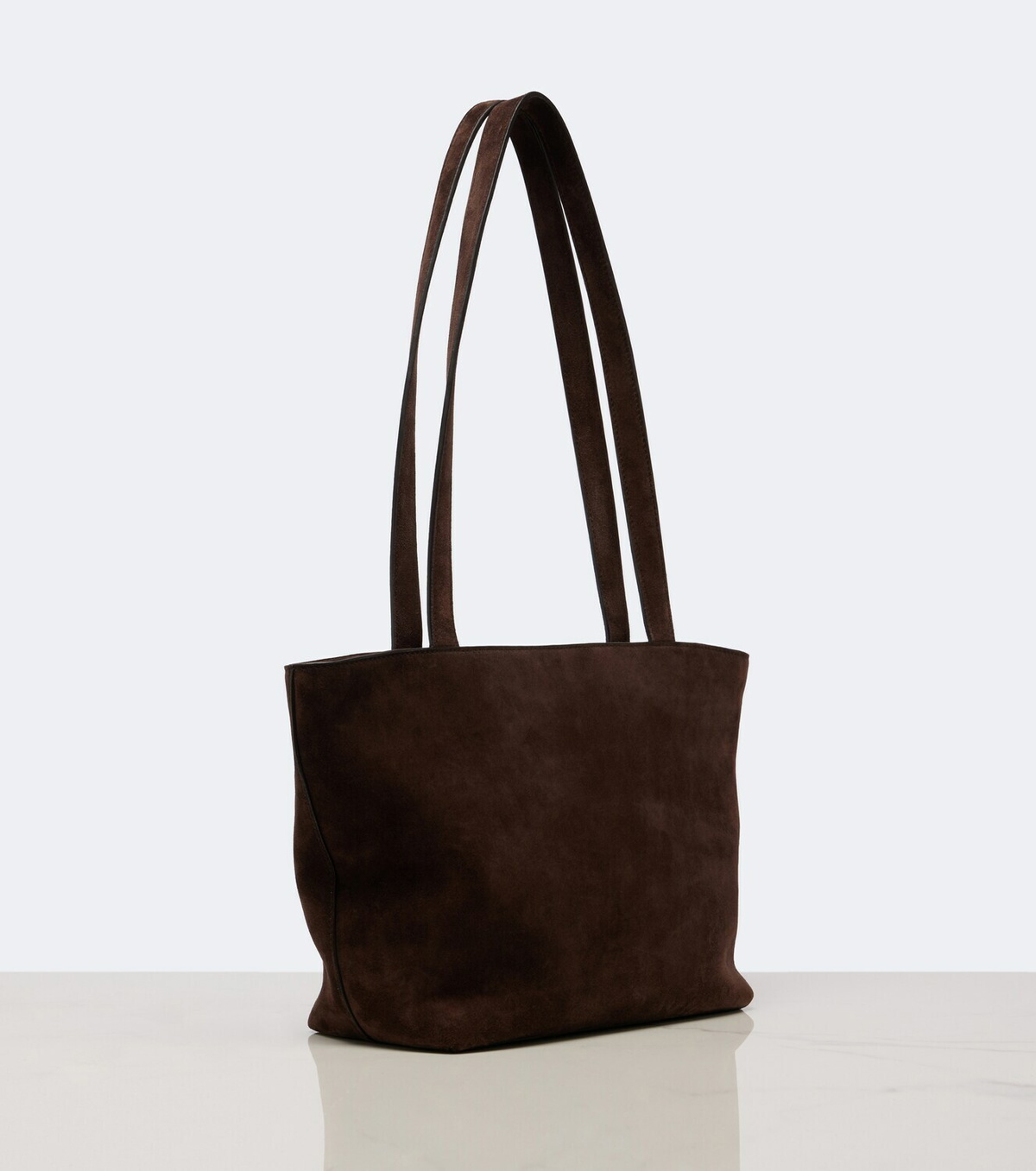 The Row Parker Medium suede tote bag