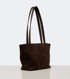 The Row Parker Medium suede tote bag