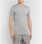 Zimmerli - Slim-Fit Mélange Modal-Blend Jersey T-Shirt - Gray