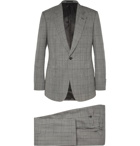 Kingsman - Grey Slim-Fit Single-Breasted Prince of Wales Checked Suit - Gray
