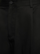 MAISON KITSUNÉ - Cropped Pleated Cotton Chino Pants