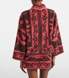 Valentino Cotton terry jacquard jacket