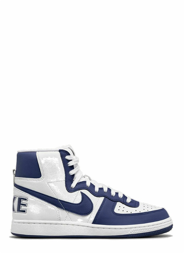 Photo: Comme Des Garçons Homme Plus - x Nike Terminator Sneakers in Dark Blue