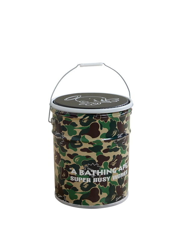 Photo: SAINT MXXXXXX - Bape Camouflage-Print Metal Can Stool