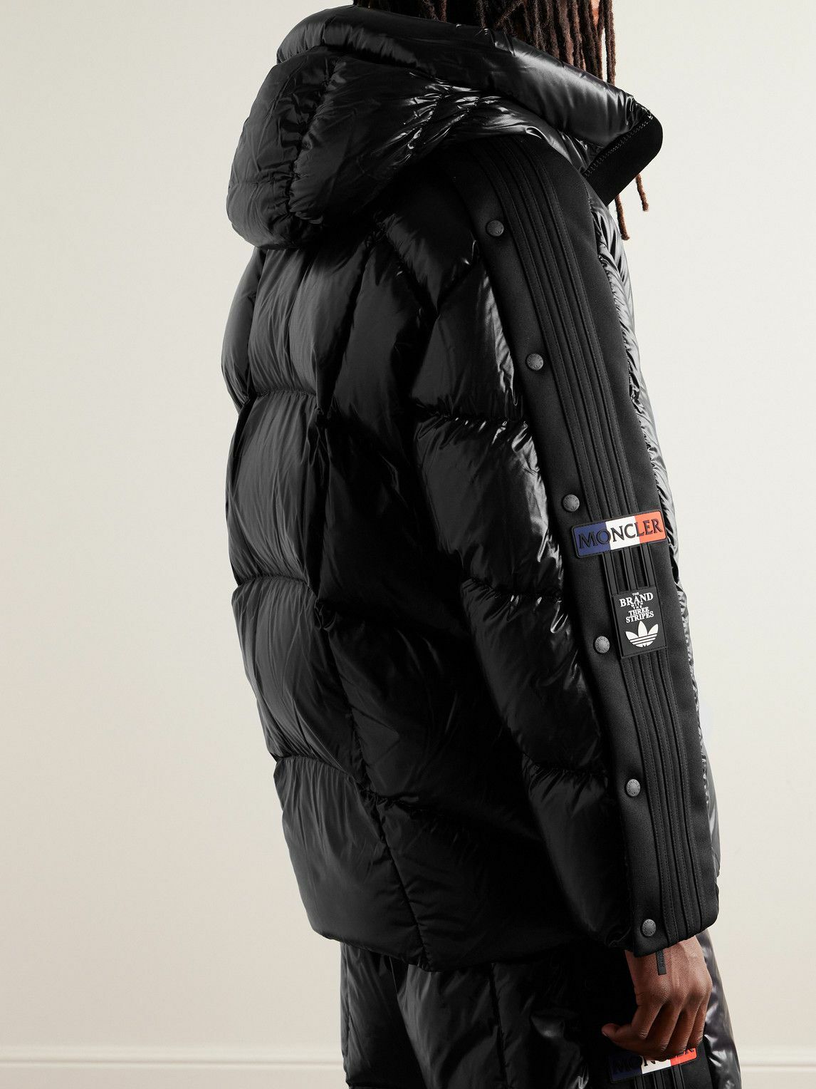 Moncler Genius - adidas Originals Beiser Tech Jersey-Trimmed Quilted ...