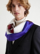 CELINE - Printed Silk Scarf