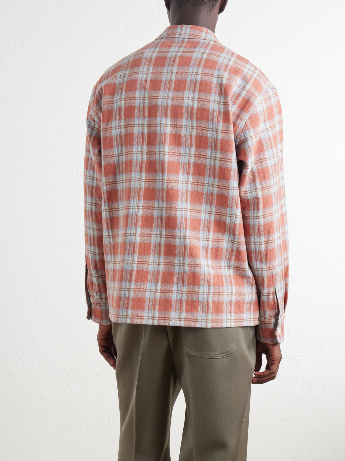 SECOND / LAYER - Checked Cotton-Flannel Shirt - Red