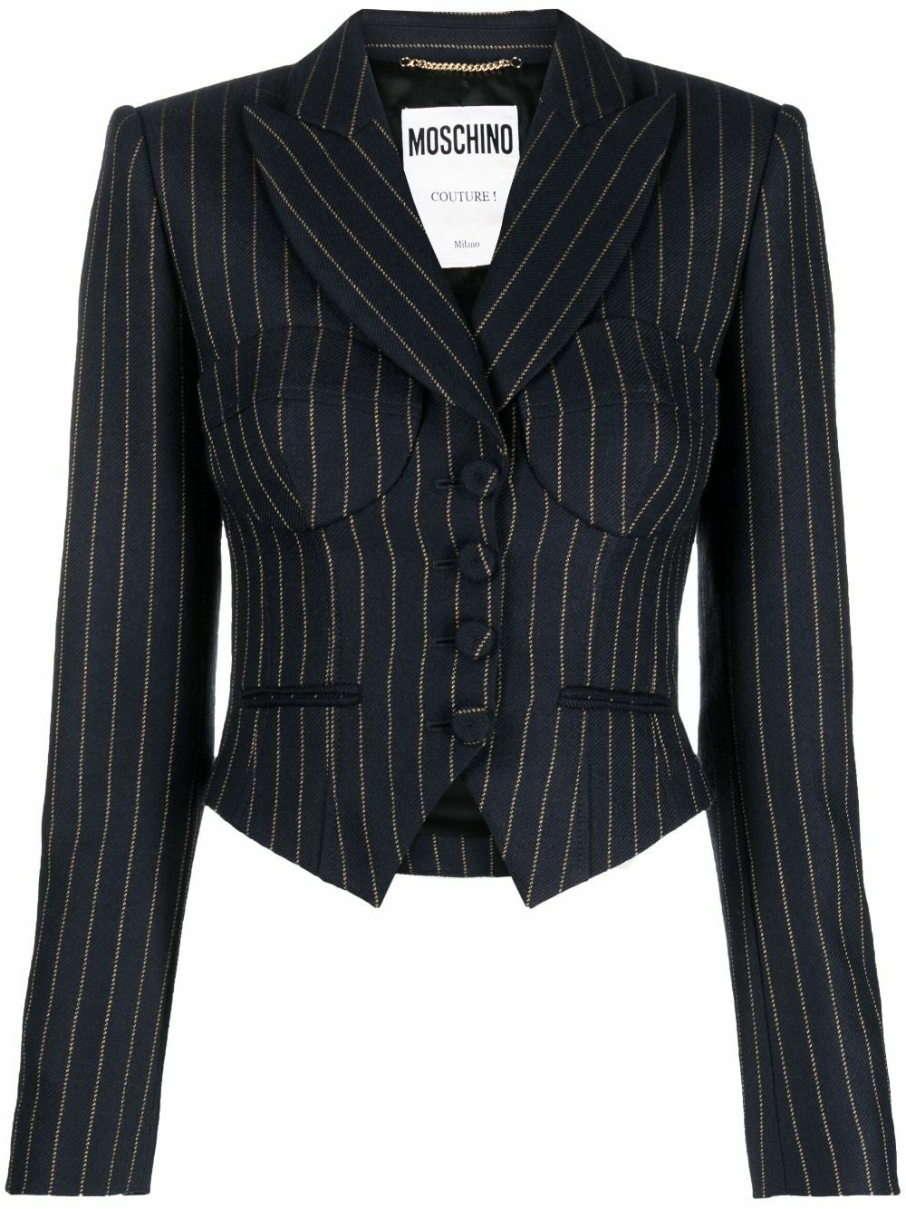 MOSCHINO - Jacket With Stripes Moschino