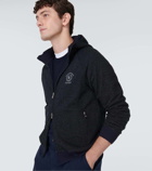 Brunello Cucinelli Cotton, silk, and cashmere hooded jacket