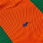 Polo Ralph Lauren Men's Block Striped Polo Shirt in Primary Green/Sailing Orange