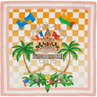 Casablanca Multicolor 'Tennis Club' Scarf