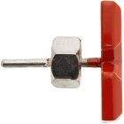 Off-White Red Mini Arrow Single Earring