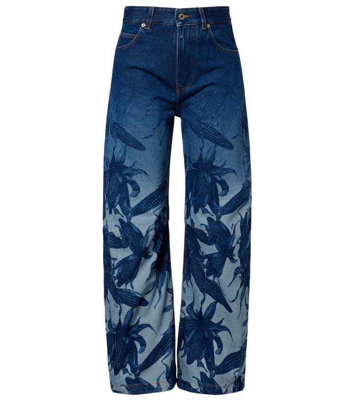Photo: Loewe Paula's Ibiza printed barrel-leg jeans