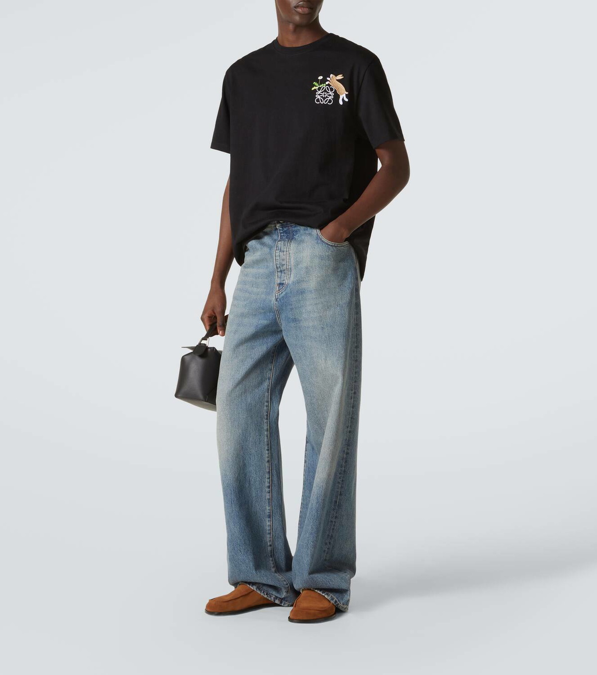 Loewe x Suna Fujita Bunny cotton jersey T-shirt Loewe Loewe x Suna Fujita Bunny cotton jersey T-shirt Loewe