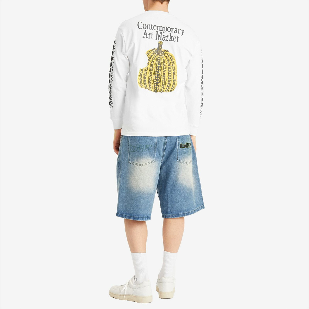 MARKET Men's Infinity Gourd Ls T-Shirt in White