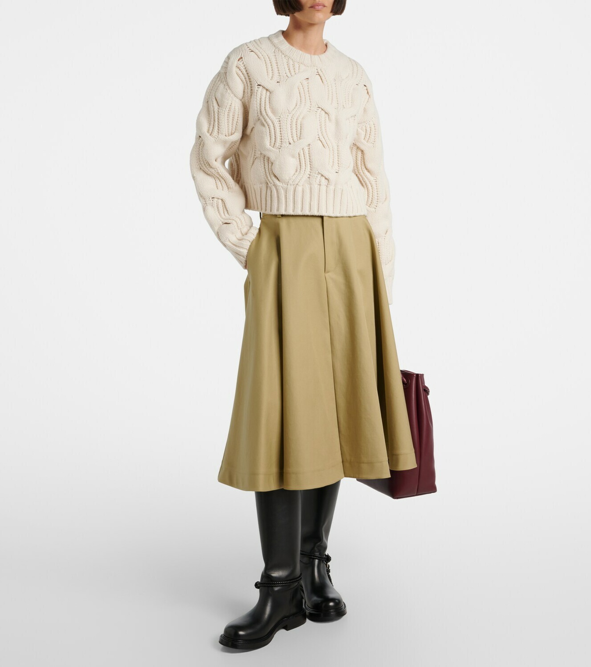 Bottega Veneta Leather knee-high boots