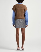 Chiara Boni La Petite Robe Womens Mini skirt in Grey