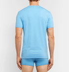 Dolce & Gabbana - Stretch-Cotton Jersey T-Shirt - Blue