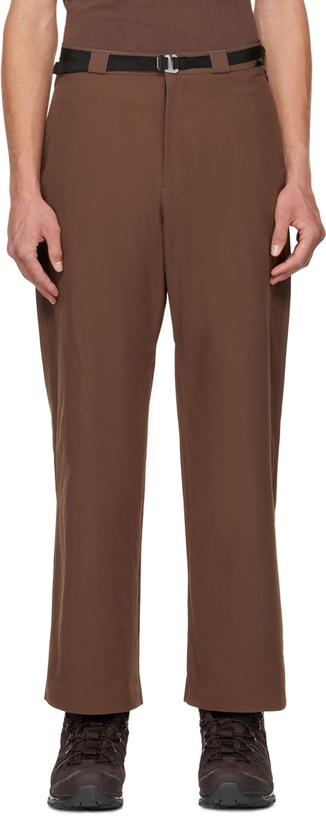 Photo: ROA Brown Cinch Strap Trousers