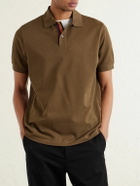 Paul Smith - Cotton-Piqué Polo Shirt - Brown