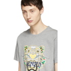 Kenzo Grey Limited Edition Dragon Tiger T-Shirt