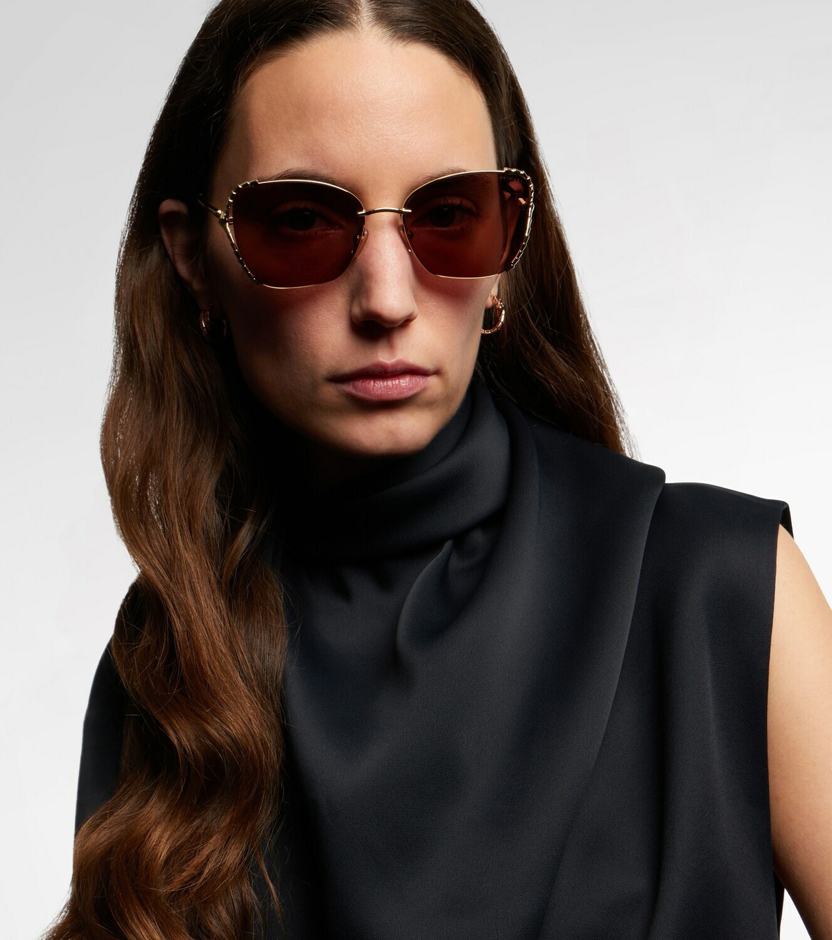 Bvlgari Serpenti Viper cat-eye sunglasses