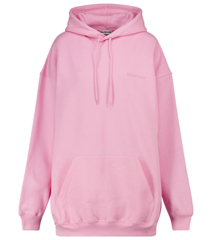 Photo: Balenciaga - Logo cotton hoodie