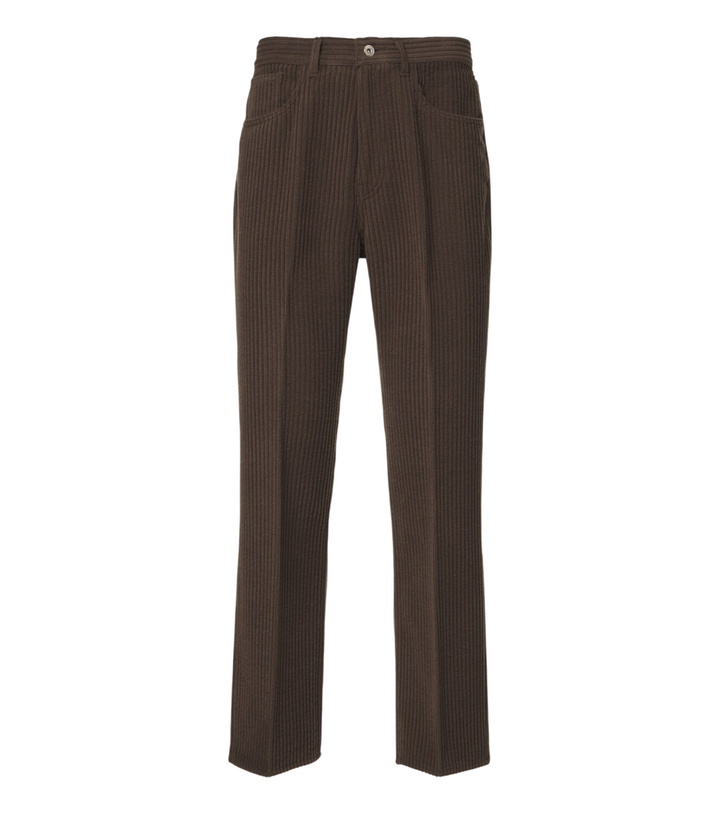 Photo: Auralee Wool and cashmere corduroy straight pants