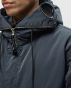 C.P. Company Outerwear Long Jacket In Micro Kei Black Parkas