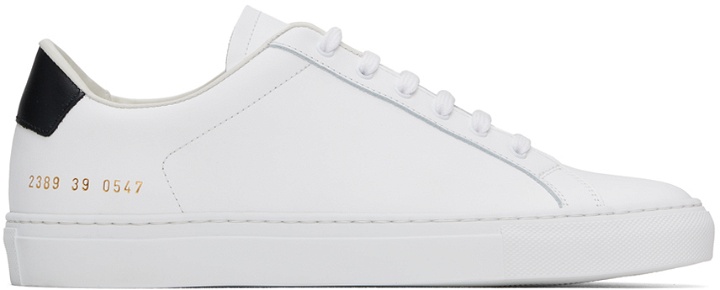 Photo: Common Projects White Retro Classic Sneakers