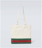Gucci Logo canvas tote bag