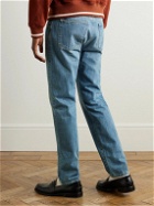 Mr P. - Slim-Fit Organic Selvedge Jeans - Blue