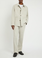 Lardini Wool and Cashmere-blend Trousers Cream