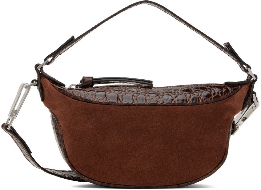 BY FAR Brown Mini Ami Shoulder Bag By Far