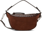 BY FAR Brown Mini Ami Shoulder Bag