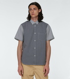 Comme des Garcons Homme - Short-sleeved seersucker shirt