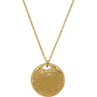 Dear Letterman Gold Helm Pendant Neckalce