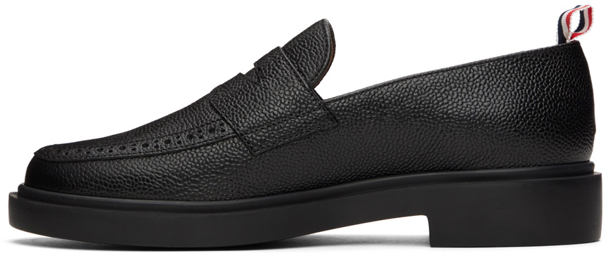 Thom Browne Black Penny Loafers