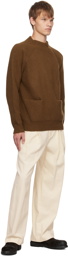LE17SEPTEMBRE Brown Asymmetrical Sweater