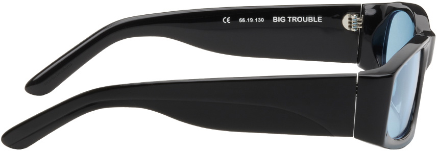 BONNIE CLYDE Black Big Trouble Sunglasses Bonnie Clyde