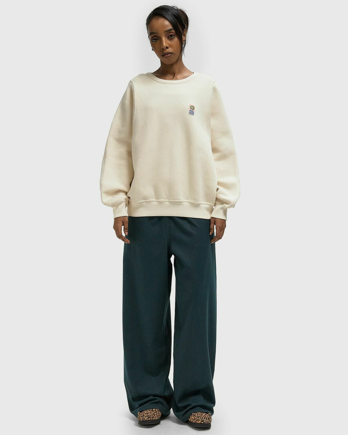 American Vintage FIKY SWEATS Beige Womens Sweatshirt