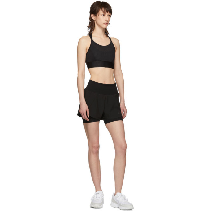 LNDR Black Dual Run Shorts LNDR