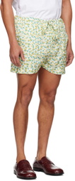 Cormio Yellow Floral Shorts