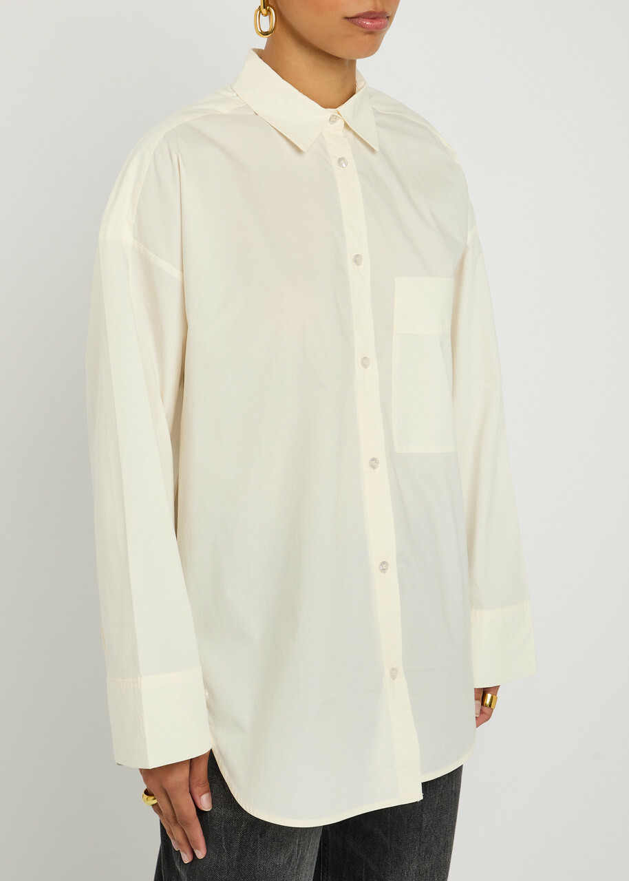 BY Malene Birger Derris Cotton Shirt White