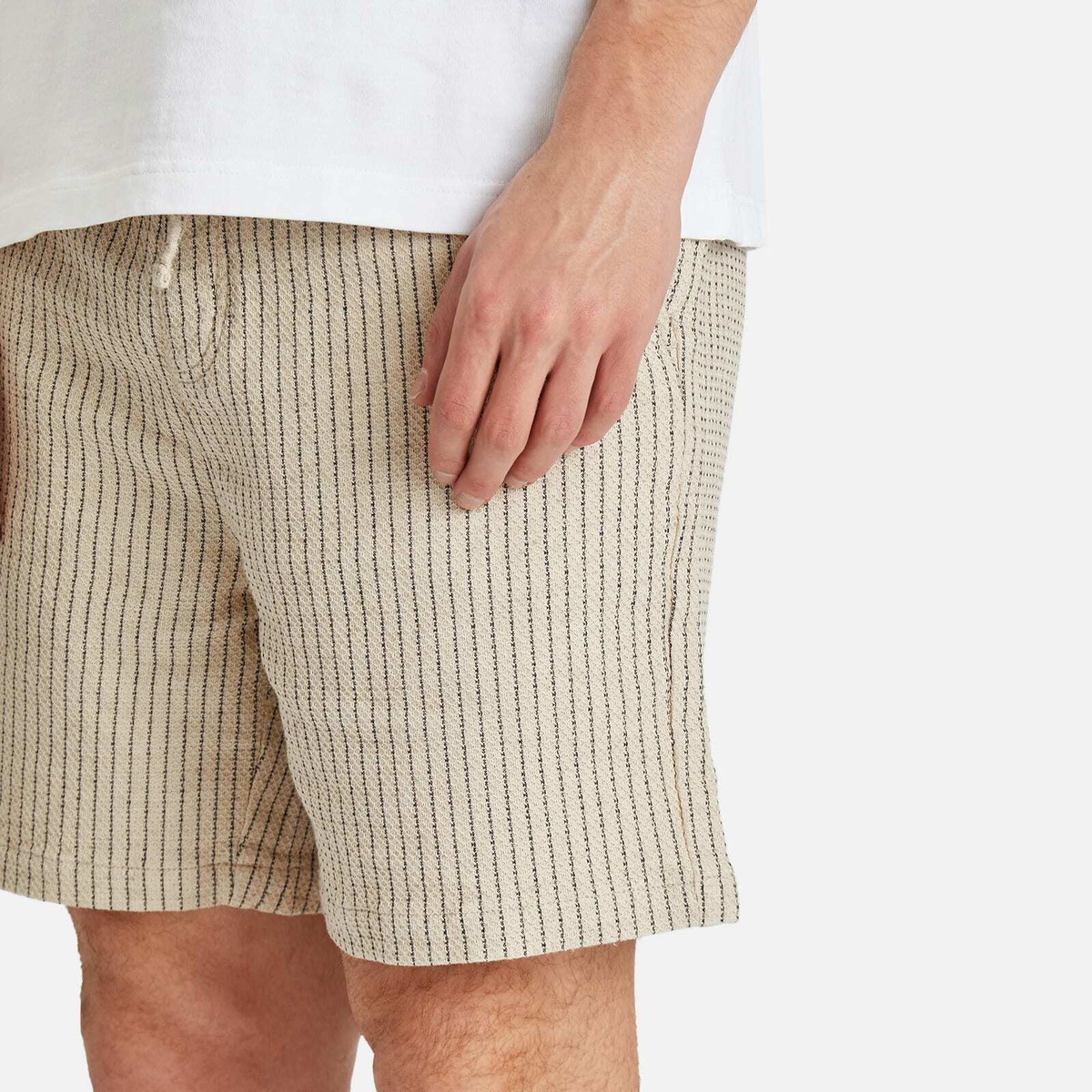 Percival Men's Sorrento Short in Ecru