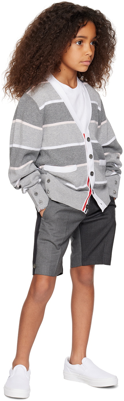 Thom Browne Kids Gray Fun-Mix Shorts